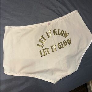 NWT PINK Let It Glow Boyshorts Size Large